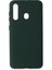 Samsung Galaxy M40 Kılıf Nano Içi Kadife Silikon - Koyu Yeşil - CRM8100-4527 1