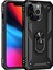iPhone 14 Pro Kılıf Sofya Yüzüklü Silikon Kapak - Siyah - CRM2178-9152 1