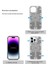 iPhone 14 Kılıf Mekanik Bumper Kapak - Derin Mor - CRM6596-8581 4