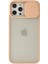 iPhone 12 Pro Max Kılıf Palm Buzlu Kamera Sürgülü Silikon - Pembe - CRM1418-2368 1