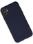 iPhone 11 Kılıf Nano Içi Kadife Silikon - Lacivert - CRM3953-9580 2