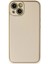 iPhone 14 Kılıf Coco Deri Silikon Kapak - Gold - CRM2252-5295 1