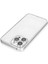 iPhone 15 Pro Max Metal Bumper Mat Kapak - Gümüş - CRM7196-8584 4
