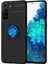 Samsung Galaxy S21 Plus Kılıf Range Yüzüklü Silikon - Siyah-Mavi - CRM3201-9350 1