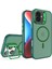 iPhone 16 Flet Lens Magsafe Kapak - Koyu Yeşil - CRM8592-3062 1