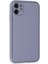 iPhone 12 Kılıf Coco Deri Silikon Kapak - Açık Lila - CRM4543-3486 2
