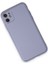 iPhone 12 Kılıf Coco Deri Silikon Kapak - Açık Lila - CRM4543-3486 3