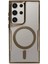 Samsung Galaxy S23 Ultra Kılıf Boyi Magsafe Silikon Kapak - Kahverengi - CRM6414-2371 1