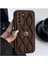 Samsung Galaxy S23 Fe Uyumlu Kılıf Zebana Camellia Deri Kılıf Kahverengi 1