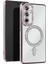 Samsung Galaxy S25 Plus Kılıf Joke Simli Magneticsafe Kılıf - Gümüş - CRM7973-7777 1