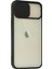 iPhone 12 Kılıf Palm Buzlu Kamera Sürgülü Silikon - Siyah - CRM7729-4671 2