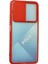 Xiaomi Poco F3 Kılıf Palm Buzlu Kamera Sürgülü Silikon - Kırmızı - CRM2593-5955 3