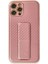 iPhone 12 Pro Kılıf Coco Karbon Standlı Kapak - Pembe 1