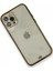 Newface iPhone 12 Pro Kılıf Liva Taşlı Silikon - Siyah 3
