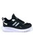 Unisex Siyah Beyaz Bağcıklı Esnek Hafif Günlük Sneaker Spor Ayakkabı 4