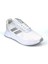 Erkek Beyaz Gümüş Bağcıklı Nefes Alan Esnek Hafif Günlük Sneaker Spor Ayakkabı 3
