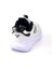 Unisex Beyaz Siyah Bağcıklı Esnek Hafif Günlük Sneaker Spor Ayakkabı 5