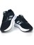 Erkek Siyah Beyaz Bağcıklı Nefes Alan Esnek Hafif Günlük Sneaker Spor Ayakkabı 3