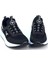 Erkek Siyah Beyaz Bağcıksız Esnek Çok Hafif Günlük Sneaker Spor Ayakkabı 1