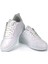 Unisex Beyaz Bağcıklı Rahat Günlük Sneaker Spor Ayakkabı 2