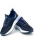 Erkek Lacivert Bağcıksız Esnek Çok Hafif Günlük Sneaker Spor Ayakkabı 2