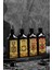 200ML Carmen Serisi Amber Renkli Parlak Metal Şişe Dökücülü Zeytinyağı,sirke,limon,nar Ekşisi Şişesi 4'lü Set 2