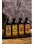 200ML Carmen Serisi Amber Renkli Parlak Metal Şişe Dökücülü Zeytinyağı,sirke,limon,nar Ekşisi Şişesi 4'lü Set 3