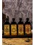 200ML Carmen Serisi Amber Renkli Parlak Metal Şişe Dökücülü Zeytinyağı,sirke,limon,nar Ekşisi Şişesi 4'lü Set 5