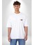 Her Anı Değerli Kıl Baskılı Beyaz Oversize Kadın Erkek Ön Minimal Baskılı Tişört 3
