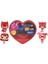 Batman Valentine’s Day Heart-Shaped 4lü Mini Pop 1