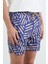Çizgi Baskılı Cepli Deniz Şortu 5
