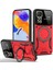 Xiaomi Redmi Note 11 Pro Kılıf Joy Lens Standlı Kapak - Kırmızı 1