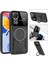 Xiaomi Redmi Note 11 Pro Kılıf Joy Lens Standlı Kapak - Kırmızı 3