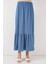 1886 Uzun Örme Etek - Indigo 4
