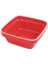 Dog Square Ceramic Bowl 550 ml -Red Nrmsa 1