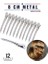Turk Saç Klipsi Metal Toka 12 Adet Absolute Design - MCT4178-2951 1