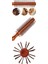 Fön ve Tarama Fırçası Ahşap 2 Li Set - MCT9522-9502 2