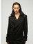 Siyah Kadın Trençkot Victoria Su Geçirmez Trençkot 1