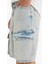 %100 Pamuk Baggy Fit Kargo Cepli Jean Bermuda Şort F5022AX25SM 5
