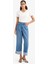 Slim Fit Dar Kesim V Yaka Basic Düz Ribana Kısa Kollu Tişört I1080AZ25AU 2