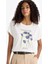 Bisiklet Yaka Çiçek Baskılı Kısa Kollu Tişört E5138AX25AU 3