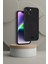iPhone 14 Kılıf Kelvin Kartvizitli Silikon - Kahverengi 2