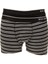 Erkek Boxer 2'li Paket Stripes 9551 - Siyah 1