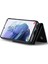 Samsung Galaxy S21 4g / 5g 2'si 1 Arada Simli Pu Deri Kaplamalı Pc + Tpu Düşmeye Karşı Manyetik Çıkarılabilir Fermuarlı Cüzdan Telefon Kılıfı Kickstand ile (Yurt Dışından) 4