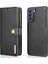 Samsung Galaxy S21 Fe Çıkarılabilir 2'si 1 Arada Bölünmüş Deri Cüzdan Kılıf Standı Folio Manyetik Telefon Kılıfı (Yurt Dışından) 1