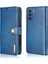 Samsung Galaxy S21 Fe Çıkarılabilir 2'si 1 Arada Bölünmüş Deri Cüzdan Kılıf Standı Folio Manyetik Telefon Kılıfı (Yurt Dışından) 4