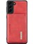 Samsung Galaxy S22 5g Manyetik 2'si 1 Arada Cüzdan Darbeye Dayanıklı Telefon Kılıfı Kablosuz Şarj Kabuğu Desteği (Yurt Dışından) 2