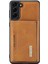 Samsung Galaxy S22 5g Manyetik 2'si 1 Arada Cüzdan Darbeye Dayanıklı Telefon Kılıfı Kablosuz Şarj Kabuğu Desteği (Yurt Dışından) 2
