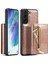 Samsung Galaxy S21 Fe 5g Manyetik Çıkarılabilir Tasarım Parıltılı Bling Tozu Pu Deri Kılıf Pc + Tpu Fermuarlı Cep Cüzdan Ayaklı Telefon Kılıfı (Yurt Dışından) 1