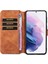 Samsung Galaxy S21 4g/5g Retro Stil Deri Cüzdan Kılıf Standı Kapağı (Yurt Dışından) 5